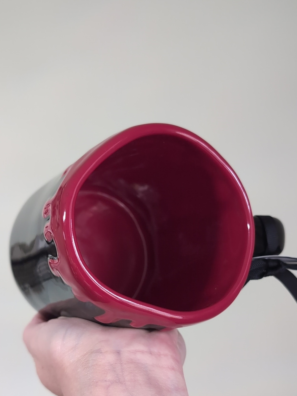 Rae Dunn BITE ME Vampire Theme Halloween Mug with Embossed Blood Drip Detail 🧛 - Picture 3 of 4